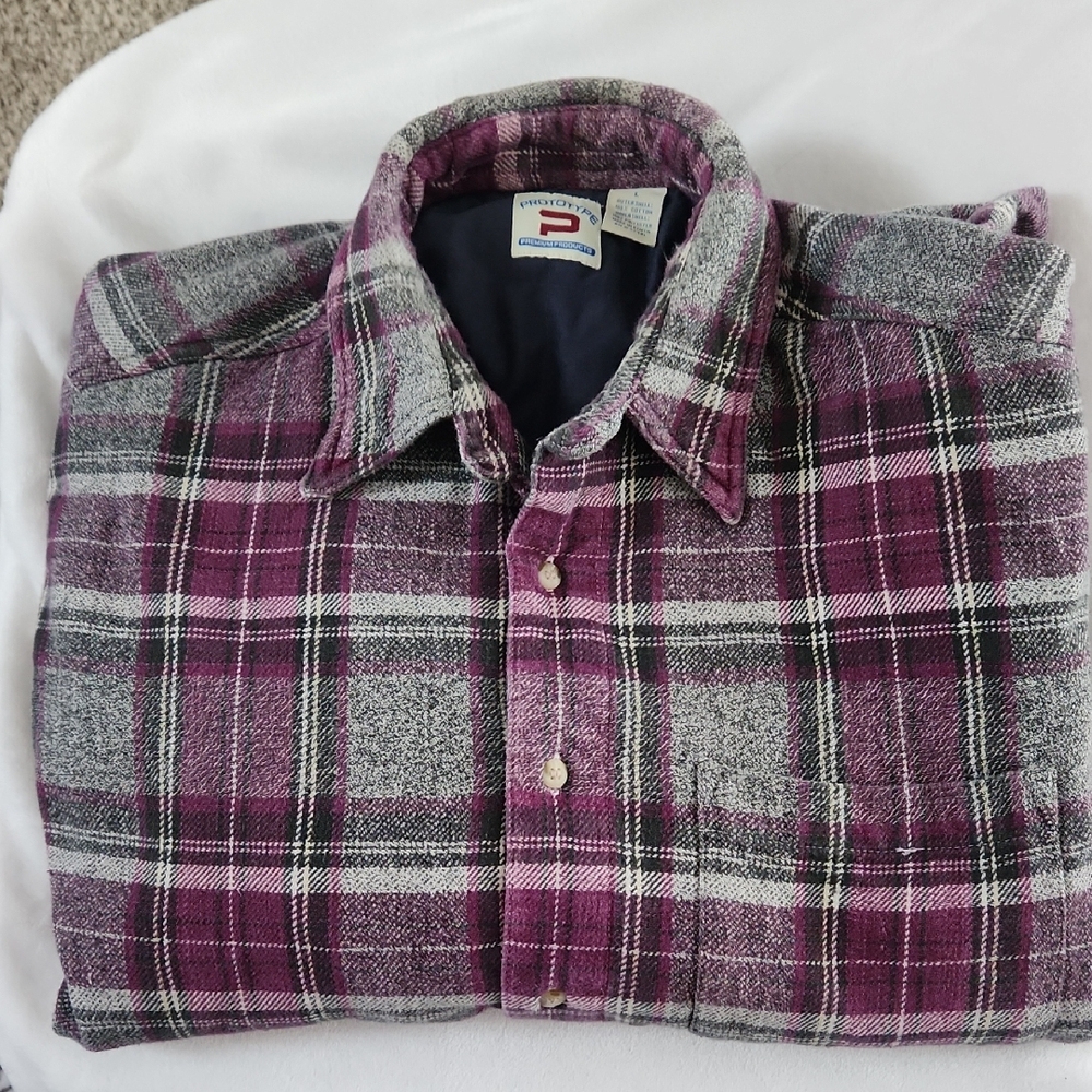 Prototype Men's Heavy Plaid Shirt